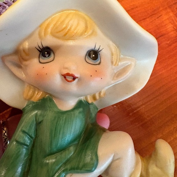 HOMCO Vintage Pixies Elf Fairy Porcelain
Bisque Figurine 1970’s-1980’s - Picture 6 of 9